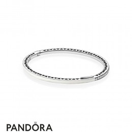 Pandora Bracelets Bangle Radiant Hearts Of Pandora Bangle Bracelet Silver Enamel Jewelry