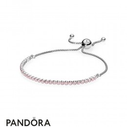 Pandora Bracelets Classic Pink Sparkling Strand Bracelet Pink Cz Jewelry