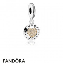 Pandora Contemporary Charms Pandora Signature Heart Pendant Charm Clear Cz Jewelry