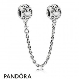 Women's Pandora Enchanted Heart Safety Chain Jewelry Jewelry