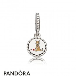 Pandora Family Charms Cat Stick Figure Pendant Charm Mixed Enamel Jewelry