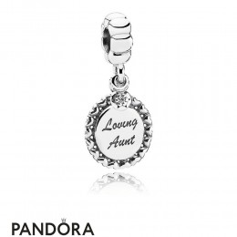 Pandora Family Charms Loving Aunt Pendant Charm Clear Cz Jewelry