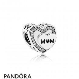 Pandora Family Charms Tribute To Mom Clear Cz Jewelry
