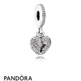 Pandora Inspirational Charms Angel Wings Pendant Charm Clear Cz Pink Enamel Jewelry