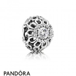 Pandora Nature Charms Floral Brilliance Charm Clear Cz Jewelry