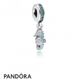 Pandora Passions Charms Nautical Tropical Seahorse Teal Cz Turquoise Enamel Jewelry