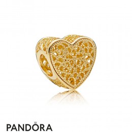Pandora Shine Filled With Romance Heart Charm Jewelry