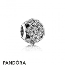 Pandora Sparkling Paves Charms Oriental Fan Charm Clear Cz Jewelry