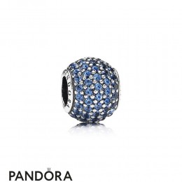 Pandora Sparkling Paves Charms Pave Lights Charm Blue Crystal Jewelry