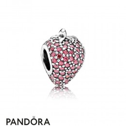 Pandora Sparkling Paves Charms Pave Strawberry Charm Red Cz Jewelry