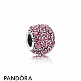 Pandora Sparkling Paves Charms Shimmering Droplet Charm Honeysuckle Pink Cz Jewelry