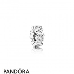 Pandora Symbols Of Love Charms Space In My Heart Spacer Clear Cz Jewelry