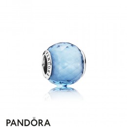 Pandora Touch Of Color Charms Geometric Facets Charm Sky Blue Crystal Jewelry