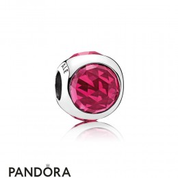 Pandora Touch Of Color Charms Radiant Droplet Charm Cerise Crystals Jewelry