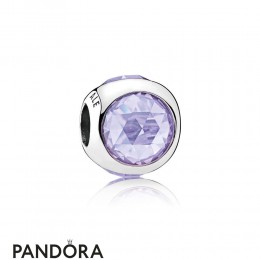 Pandora Touch Of Color Charms Radiant Droplet Charm Lavender Cz Jewelry
