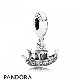 Pandora Vacation Travel Charms Gondola Pendant Charm Clear Cz Jewelry