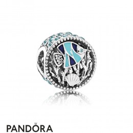 Pandora Vacation Travel Charms Ocean Life Charm Mixed Enamel Multi Colored Cz Jewelry