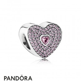 Pandora Valentine's Day Charms Sweetheart Charm Fancy Pink Cz Jewelry