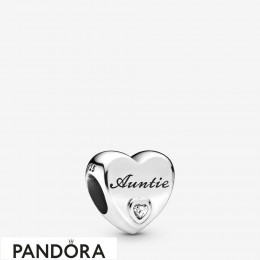 Women's Pandora Auntie's Love Heart Charm Jewelry