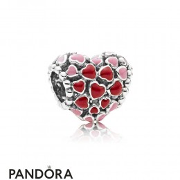 Women's Pandora Burst Of Love Charm Mixed Enamel Jewelry