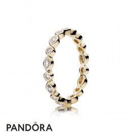 Pandora Collections Alluring Brilliant Marquise Ring 14K Gold Jewelry