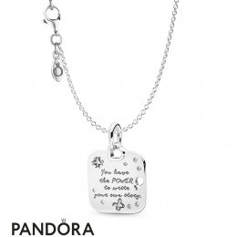 Women's Pandora Empowerment Motto Necklace Set Jewelry