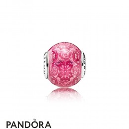 Pandora Essence Freedom Charm Transparent Cerise Enamel Jewelry