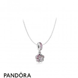 Women's Pandora Flower Pressed Necklace Jewelry