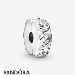 Women's Pandora Geometric Shapes Clip Charm Jewelry