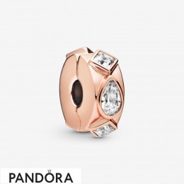 Women's Pandora Geometric Shapes Clip Charm Cz Jewelry