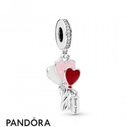 Women's Pandora Heart Balloons Dangle Charm Jewelry