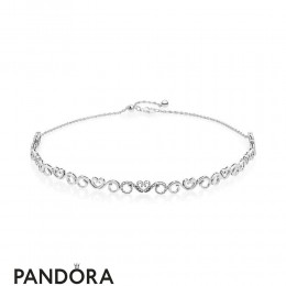 Women's Pandora Heart Swirls Choker Necklace Jewelry Jewelry