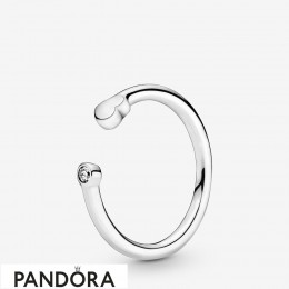 Women's Pandora Polished Heart Open Ring Jewelry