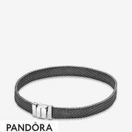Pandora Reflexions Oxidised Mesh Bracelet Jewelry