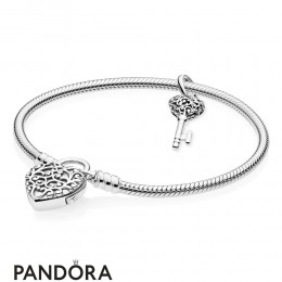 Women's Pandora Regal Pattern Bracelet Set Jewelry