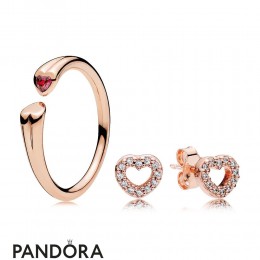 Pandora Rose Blushing Hearts Gift Jewelry