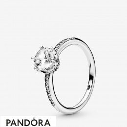 Women's Pandora Sparkling Crown Ring Jewelry