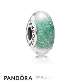 Pandora Disney Charms Ariel's Signature Color Charm Murano Glass Jewelry