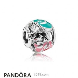 Pandora Disney Charms Aurora's Fairy Godmothers Charm Mixed Enamel Jewelry