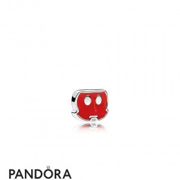 Pandora Disney Charms Mickey Trousers Petite Charm Red Enamel Jewelry