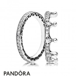 Women's Pandora 25 Sterling Silver Enchanting Ring Stack Jewelry