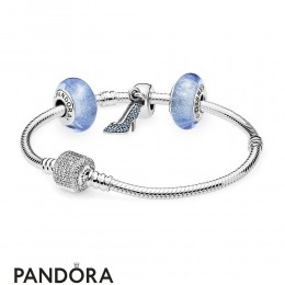 Women's Pandora Disney Cinderella's Slipper Bracelet Gift Set Jewelry