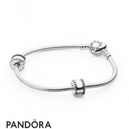 Women's Pandora Iconic Pandora Holiday Gift Heart Clasp Bracelet Jewelry