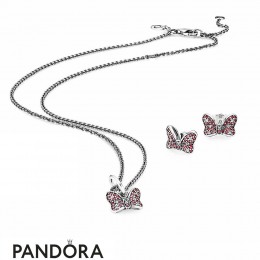 Women's Pandora Minnie Bow Jewellery Set Jewelry