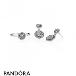 Women's Pandora Ring And Earrings Gift Jewelry
