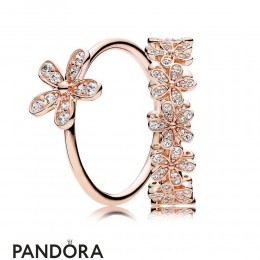 Pandora Rose Dazzling Daisy Ring Stack Jewelry