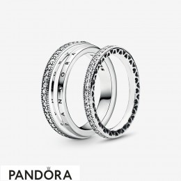 Pandora Signature Classic Ring Set Jewelry