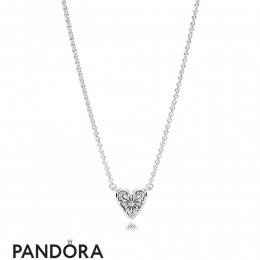 Pandora Chains With Pendant Heart Of Winter Necklace Big Discount Jewelry