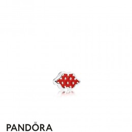 Pandora Lockets Disney Minnie Skirt Petite Charm Red Enamel Jewelry