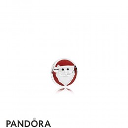 Pandora Lockets Jolly Santa Petite Charm Mixed Enamel Jewelry